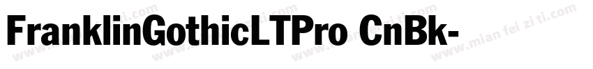 FranklinGothicLTPro CnBk字体转换